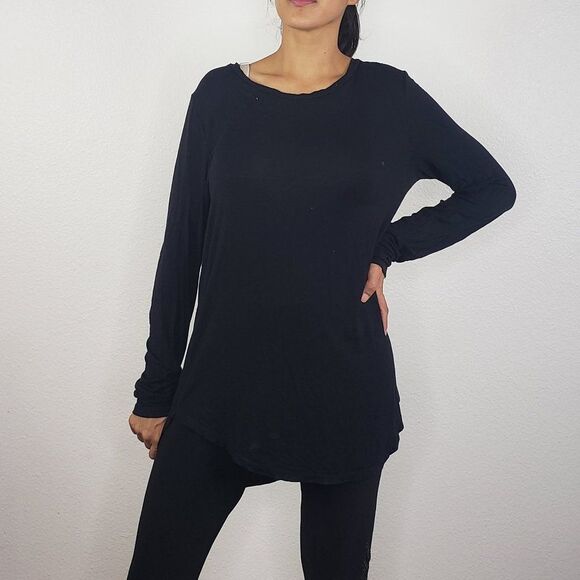 Old navy black long sleeve shirt M - Picture 1 of 4